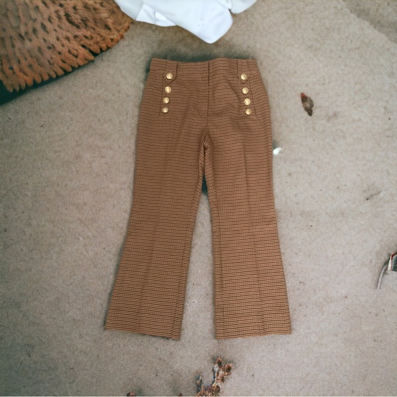 Derek Lam 10 Crosby Corinna Plaid Pants Size 12 $395 - Picture 5 of 7